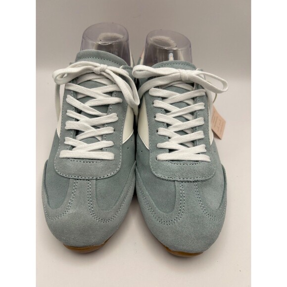 Mila Paoli Fashion Sneakers Women's Size 8 Blue Suede Made in Italy NEW - Picture 2 of 9